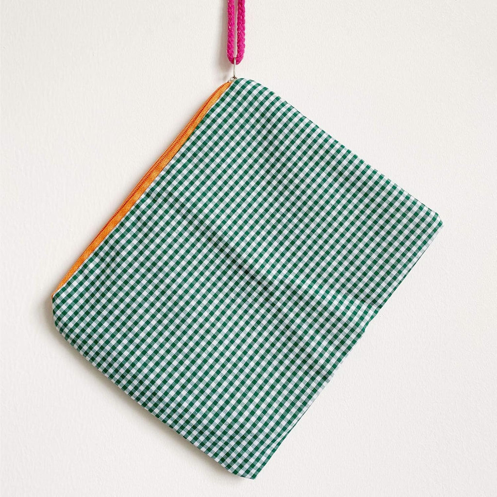 Makeup Bag Portable Pouch Purse Bag Travel Cosmetic Storage Organizer Lightweight for Women (Green)