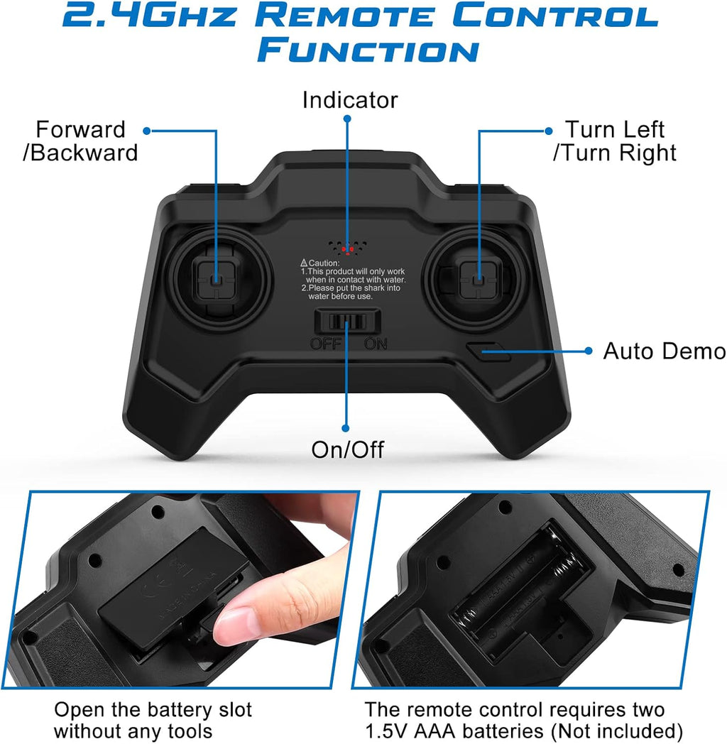 Remote Control Dinosaur Toys for Kids, 2X1000Mah RC Boat Mosasaurus Water Toys for Swimming Pool Bathroom, Birthday Gifts for 3 4 5 6 7 8-12 Year Old Boys Girls Christmas (Mosasaurus)