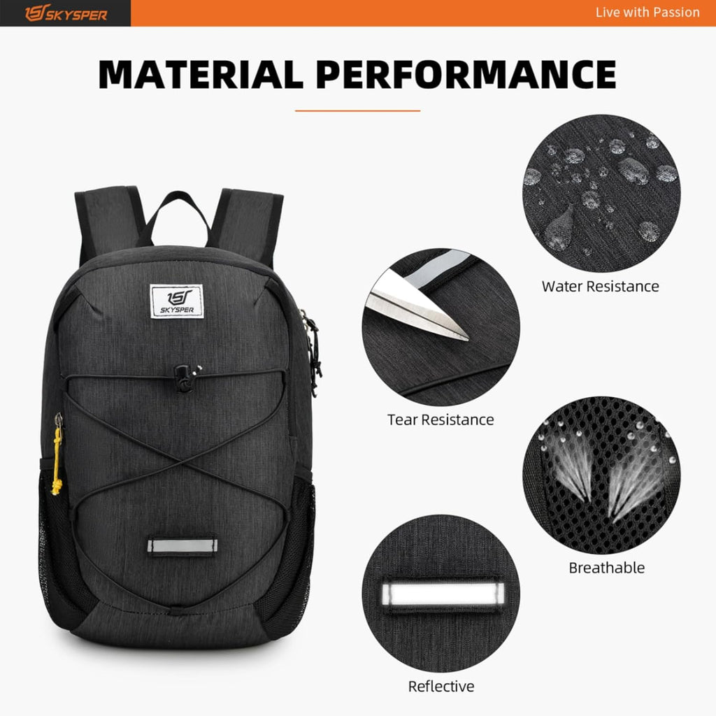 Small Hiking Backpack -12L Lightweight Packable Daypack for Travel Foldable Tear Resistant Backpacks for Women Men