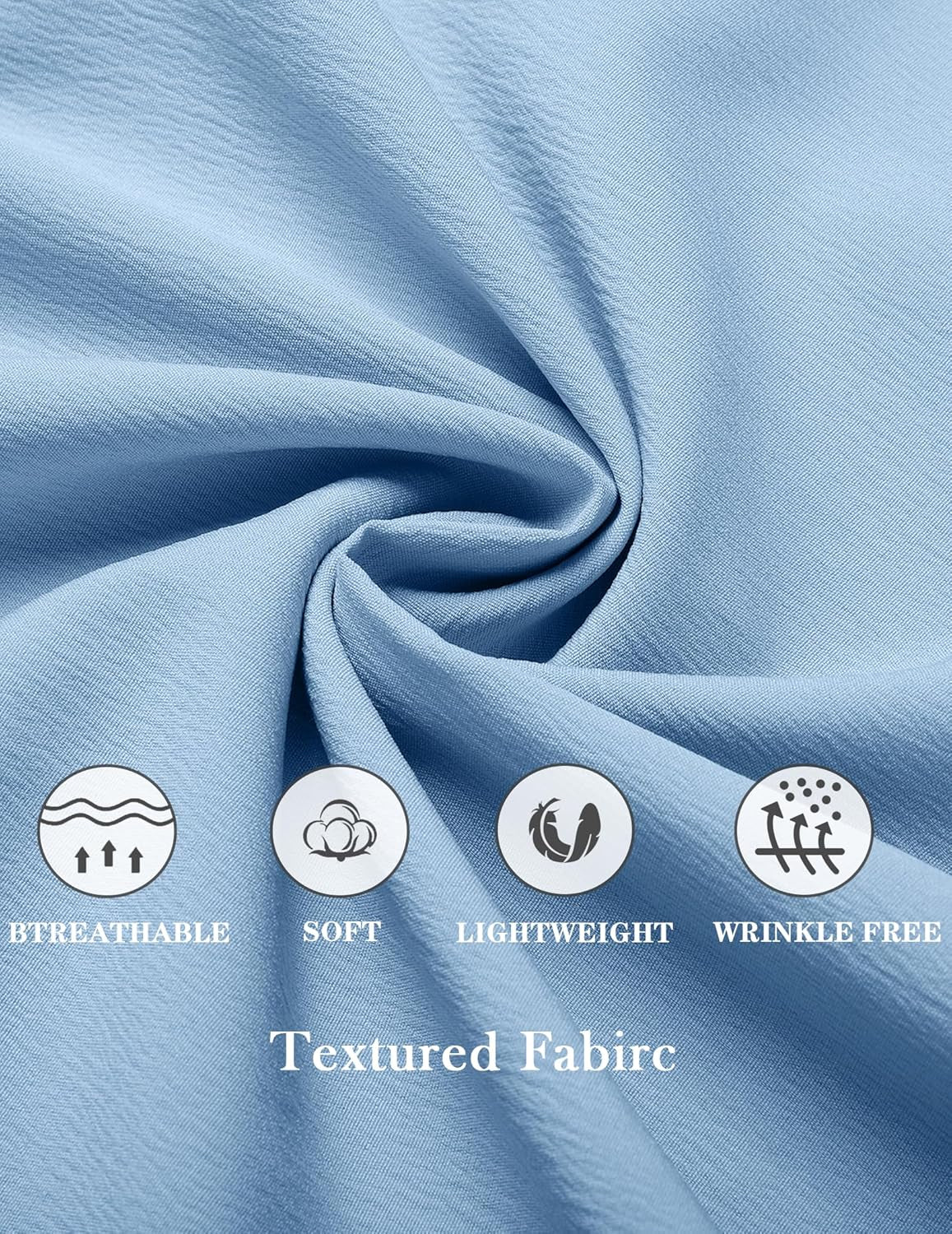 Men Beach Tank Shirt Sleeveless Button up Top Summer Linen Shirt Hawaiian Hippie Tops Light Blue