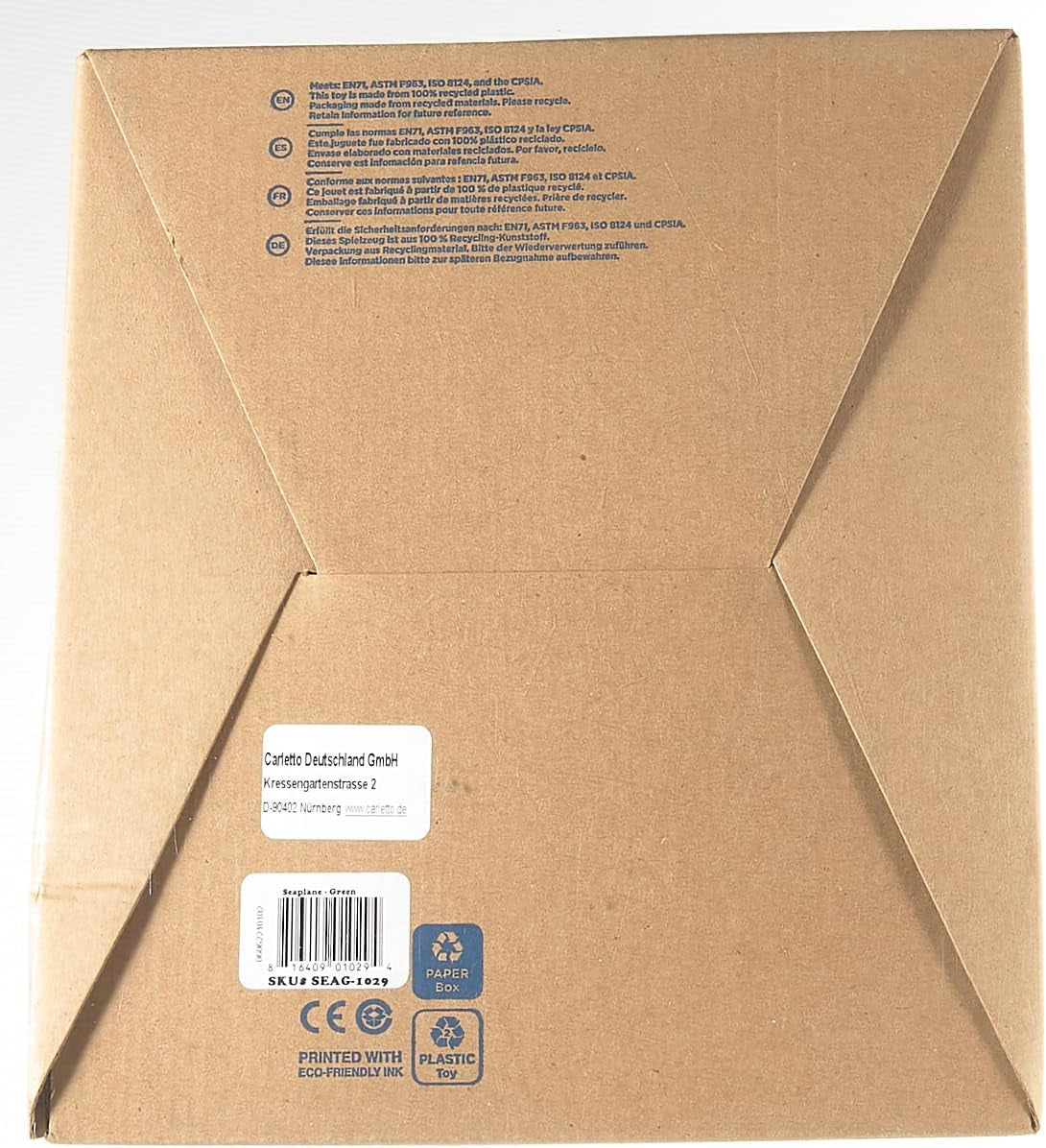 Seaplane in Green Color - BPA Free, Phthalate Free Floatplane for Improving Pincers Grip. Toys and Games ,9 X 9.5 X 6 Inches