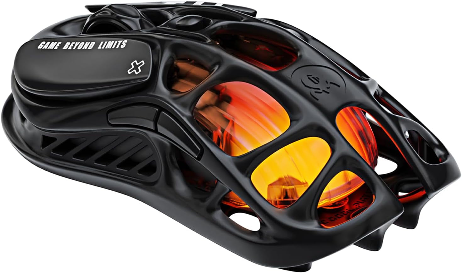 Mercury M2 Wireless Gaming Mouse with 26,000 DPI, PAW3395DM Sensor -79G Lightweight Hollowed-Out Design -5 Programmable Buttons -5 Dynamic Lightsync RGB - Stealth Black