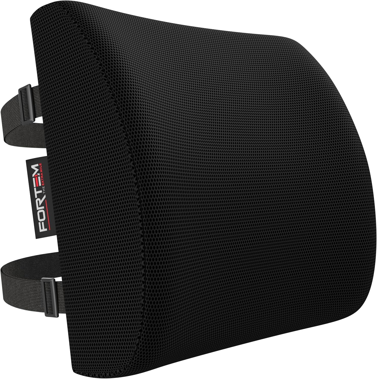 Lumbar Support Cushion, Back Support for Office Chair and Car Seat, Back Rest for Gaming Chair, Memory Foam Pillow, Desk Chair Cushion, Breathable & Washable Cover, Adjustable Straps