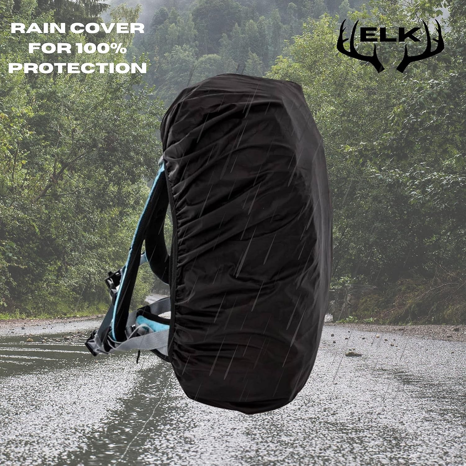 40L Hiking Backpack, Lightweight Waterproof Daypack with Rain Cover