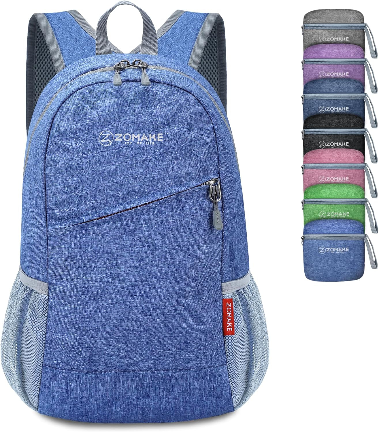 Ultra Lightweight Packable Backpack 10L, Small Daypack Light Foldable Backpacks Water Resistant Day Bag for Hiking(Dark Blue)