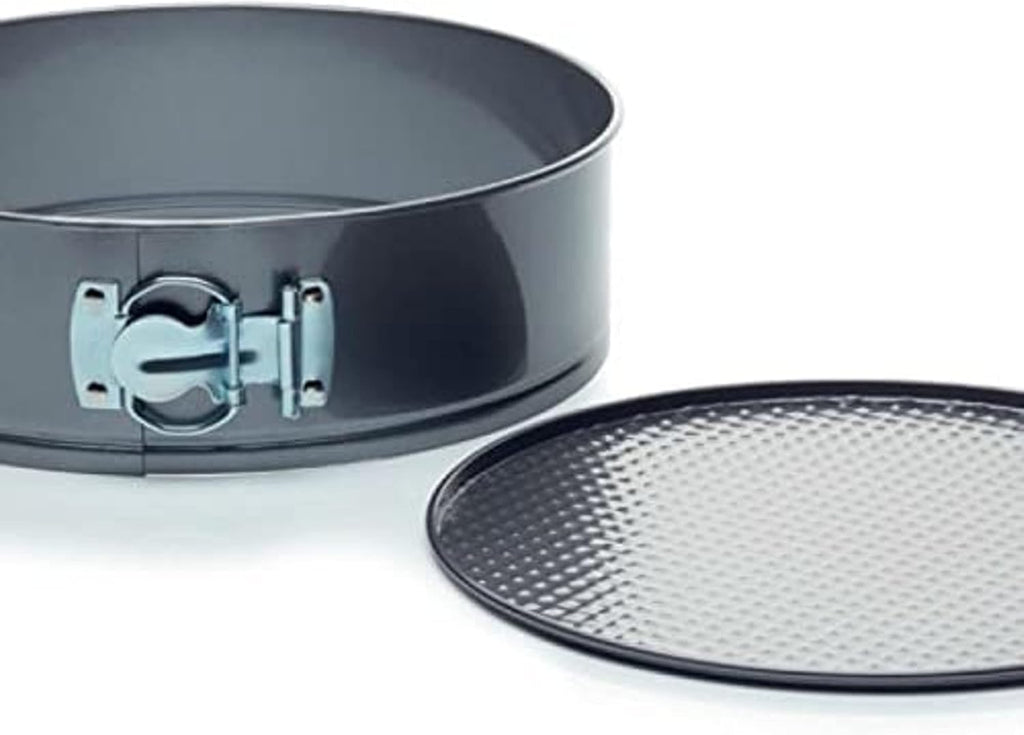 Springform Cake Tins with Non Stick Coating in Gift Box, Round, Set of 3, Black