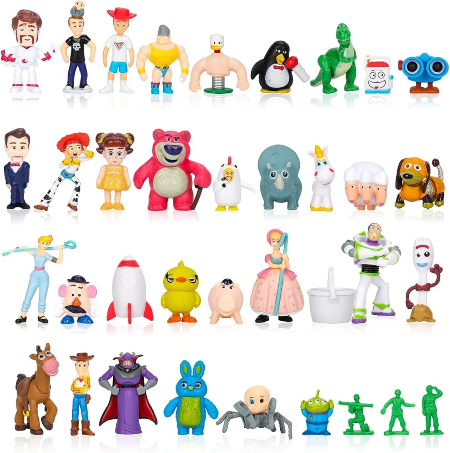 36Pack Toy Anime Story Figurines,Woody Toy Anime Story Doll,Buzz Anime Lightyear Toy,Pvc Toy Anime Story Toys Figures Set