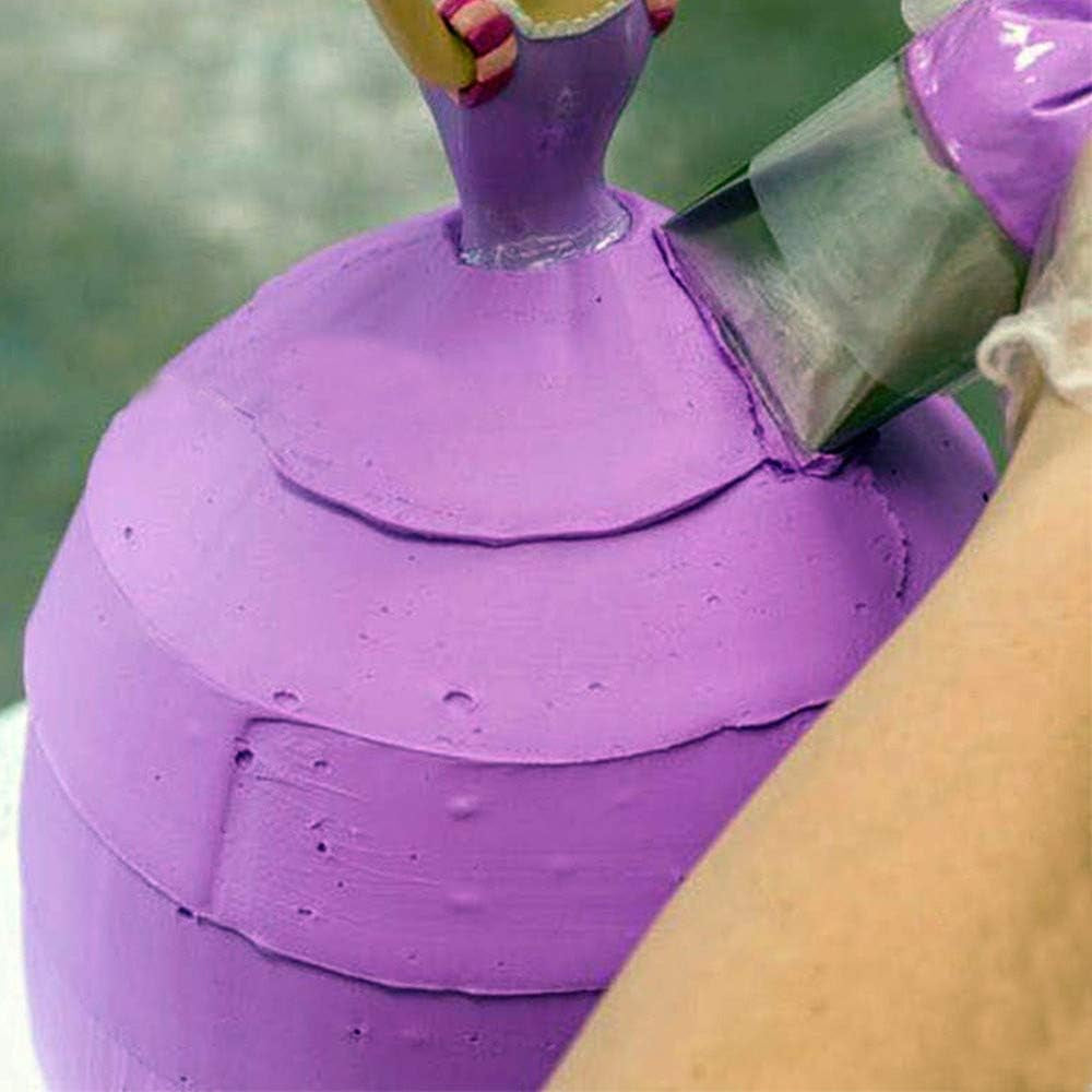 Cake Decorating Tips, Stainless Steel Icing Piping Nozzles for Cake Decorating Pastry Fondant Tools (Large)