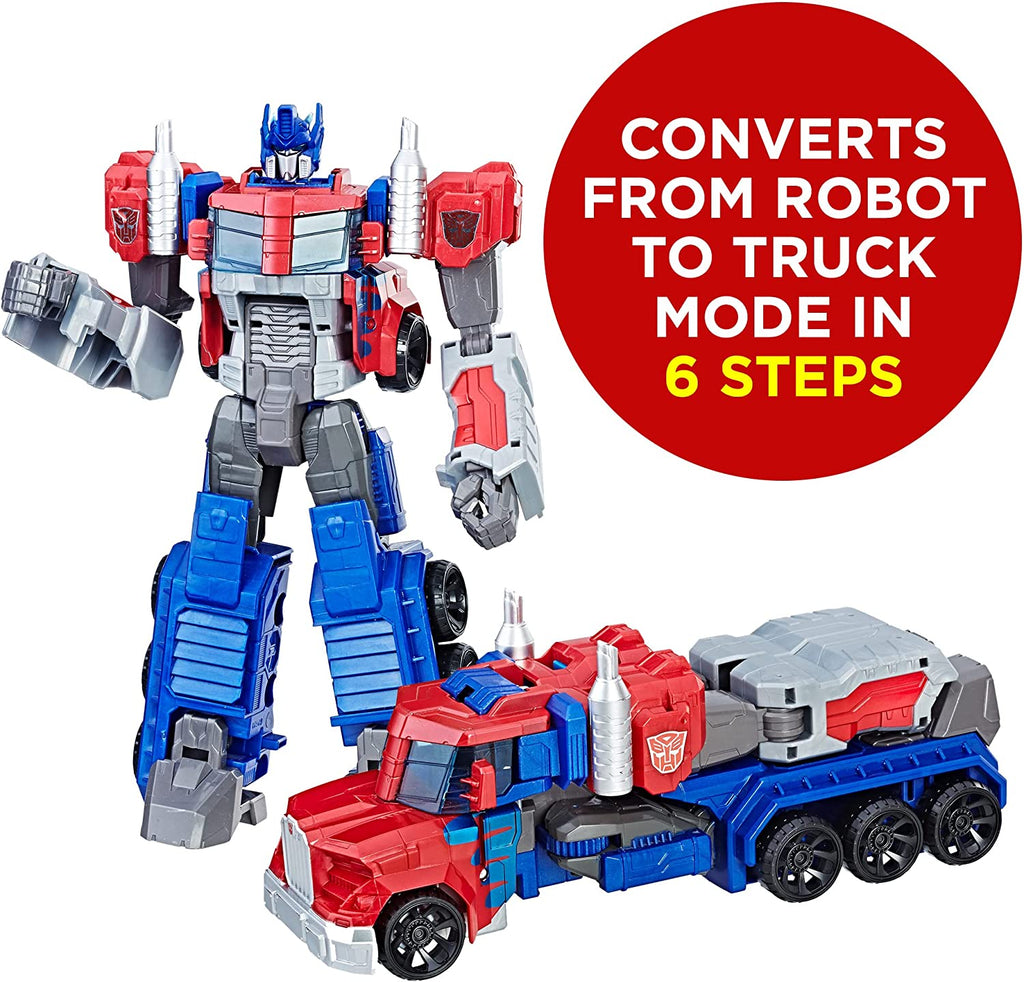 Toys Heroic Optimus Prime Action Figure - Timeless Large-Scale Figure, Changes into Toy Truck - Toys for Kids 6 and Up, 11-Inch (Amazon Exclusive)