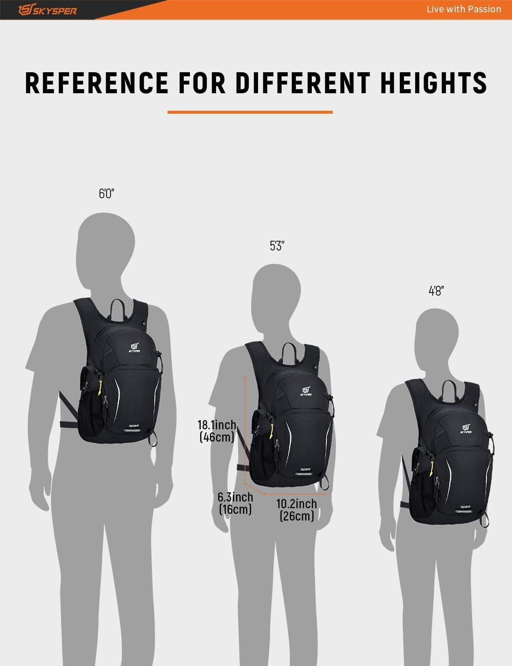 Hiking Backpack - 20L Small Hiking Daypack Lightweight Hiking Backpack, Breathable Day Pack, Backpacking for Women Men