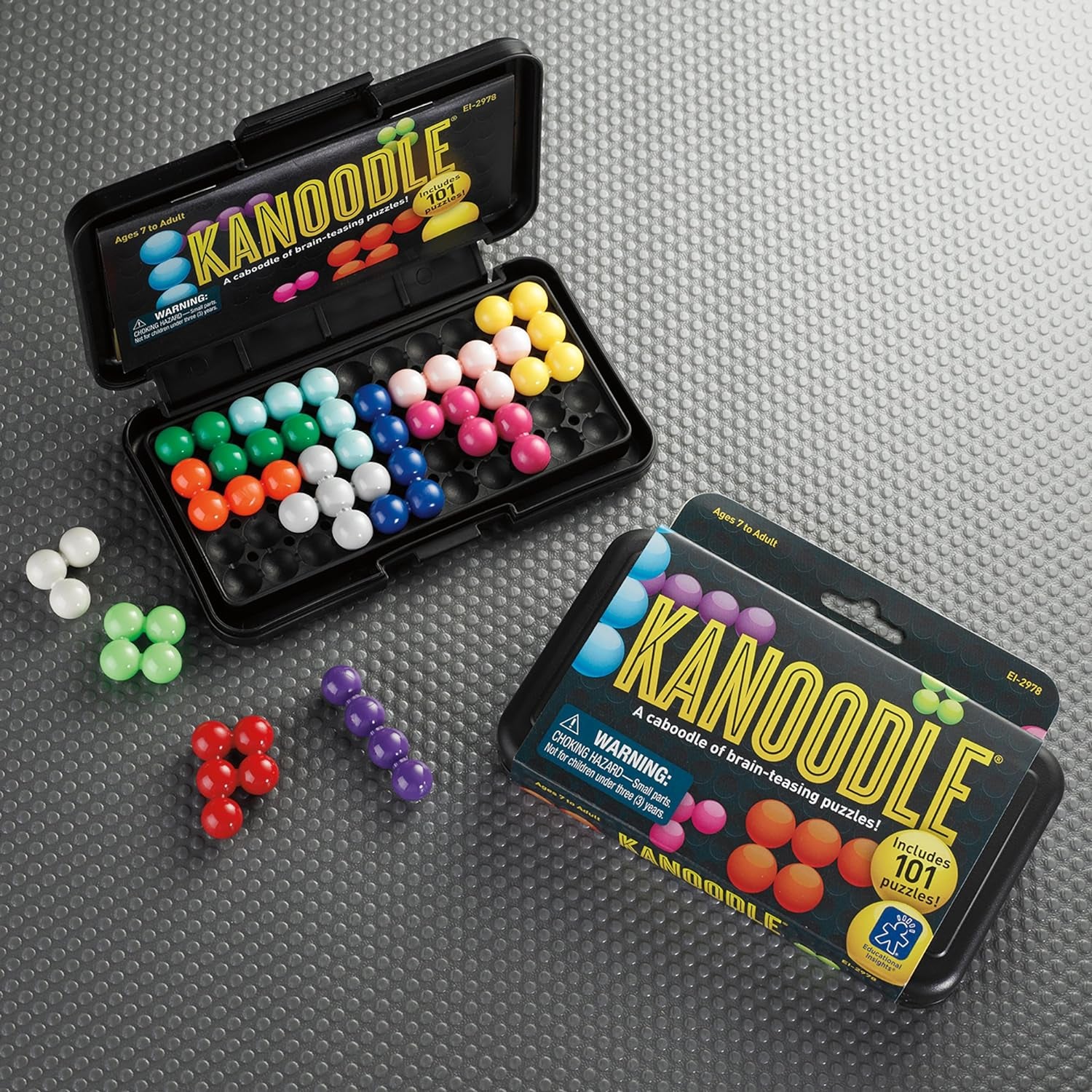 Kanoodle 3D Brain Teaser Puzzle Game, Featuring 200 Challenges, Easter Basket Stuffers for Kids, Gift for Ages 7+