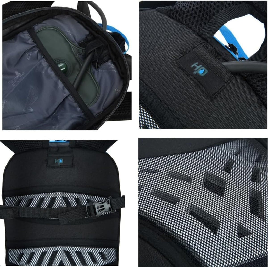 Cycling Backpack, 10L Bicycle Backpack Waterproof Breathable Bag for Outdoor Travel Hiking Climbing Biking Running Skiing (Green.)