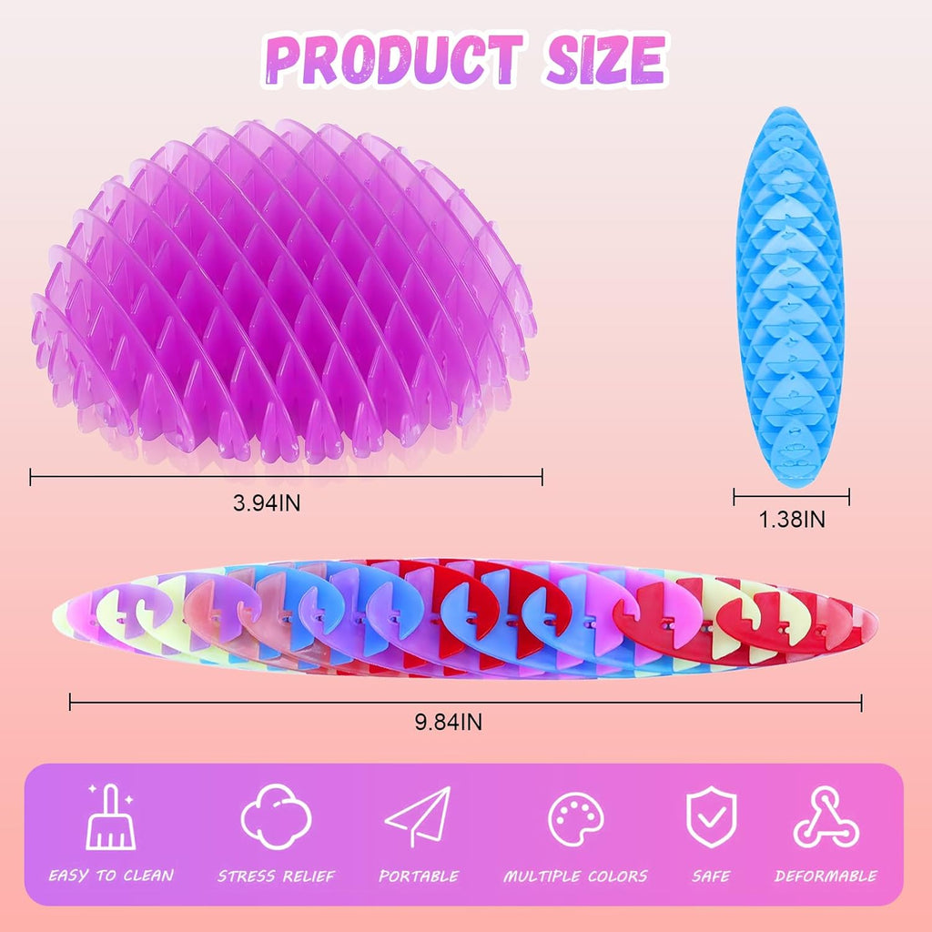 Fidget Worm Toy,Blue Worm Big Fidget Toys Adults and Kids, Funny Stretchy Sensory Stress Toys, Fidget Sensory Squeeze Toys, Relieves Stress and Anxiety Finger Toys for Kids with Autism ADHD