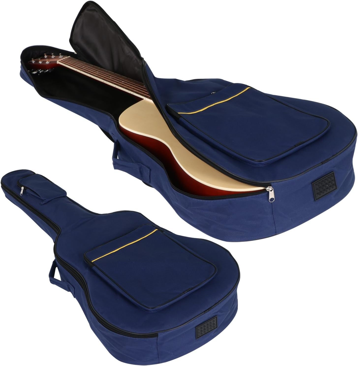 Guitar Bag with Shoulder Straps - Waterproof Padded Case - Bass, Acoustic & Classical Guitar Gig Bag - Perfect for Travelling