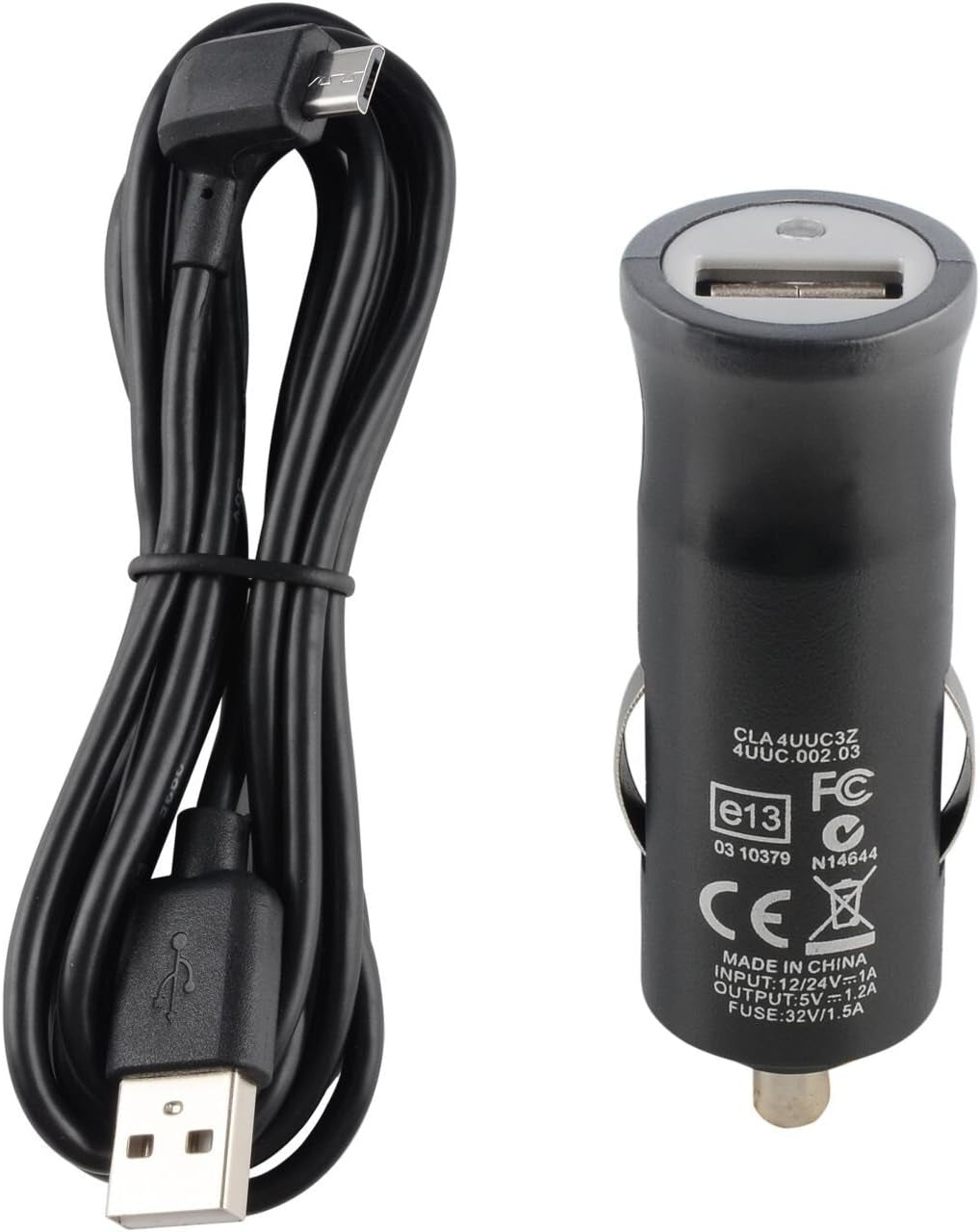 Tomtom Compatible Compact Car Charger, Micro USB Car Charger for GPS Satnav