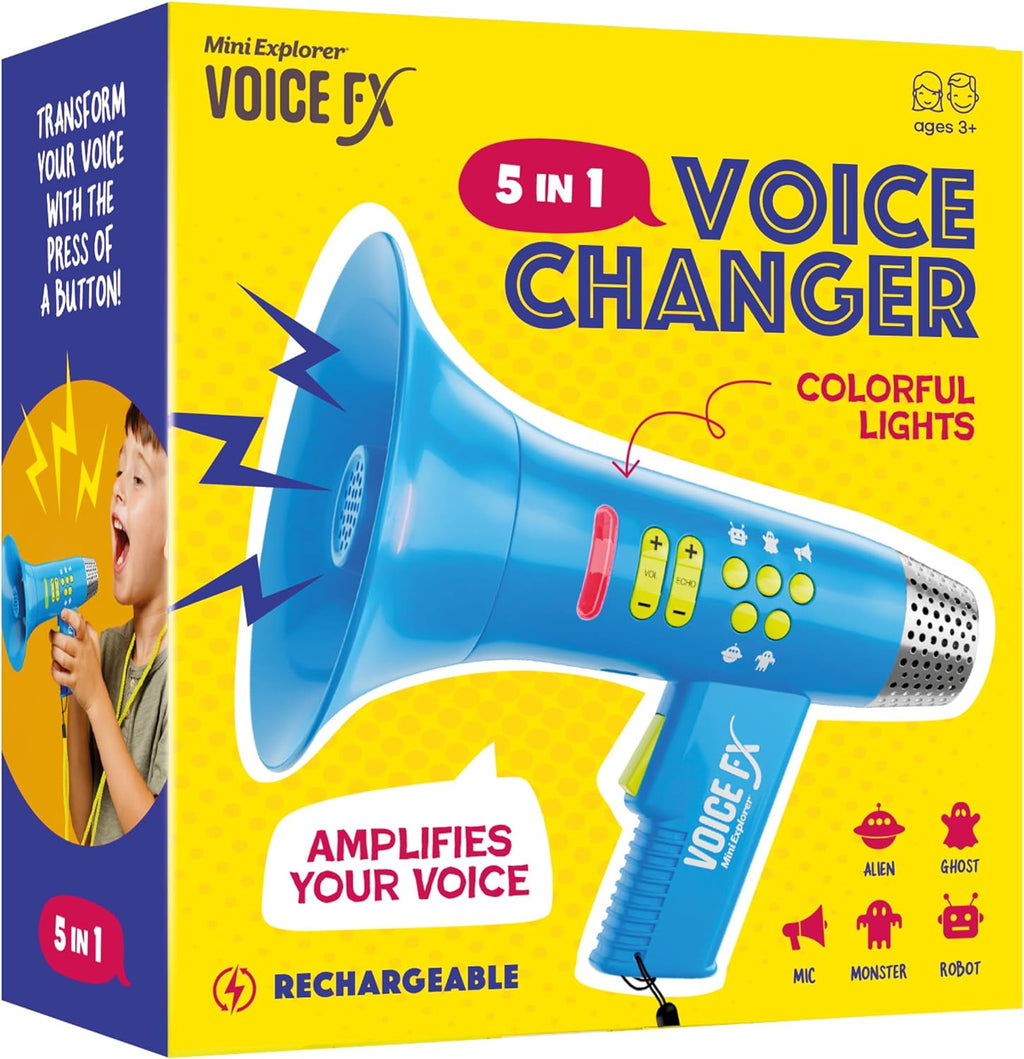 Voice Changer for Kids - Gifts for Kids - Voice Changing Device for Boys & Girls Ages 3-8+ Olds - Birthday Gifts for 3, 4, 5, 7, 8 Year Old Boy - Cool Outdoor Toys Gift Ideas for Kid, Toddler