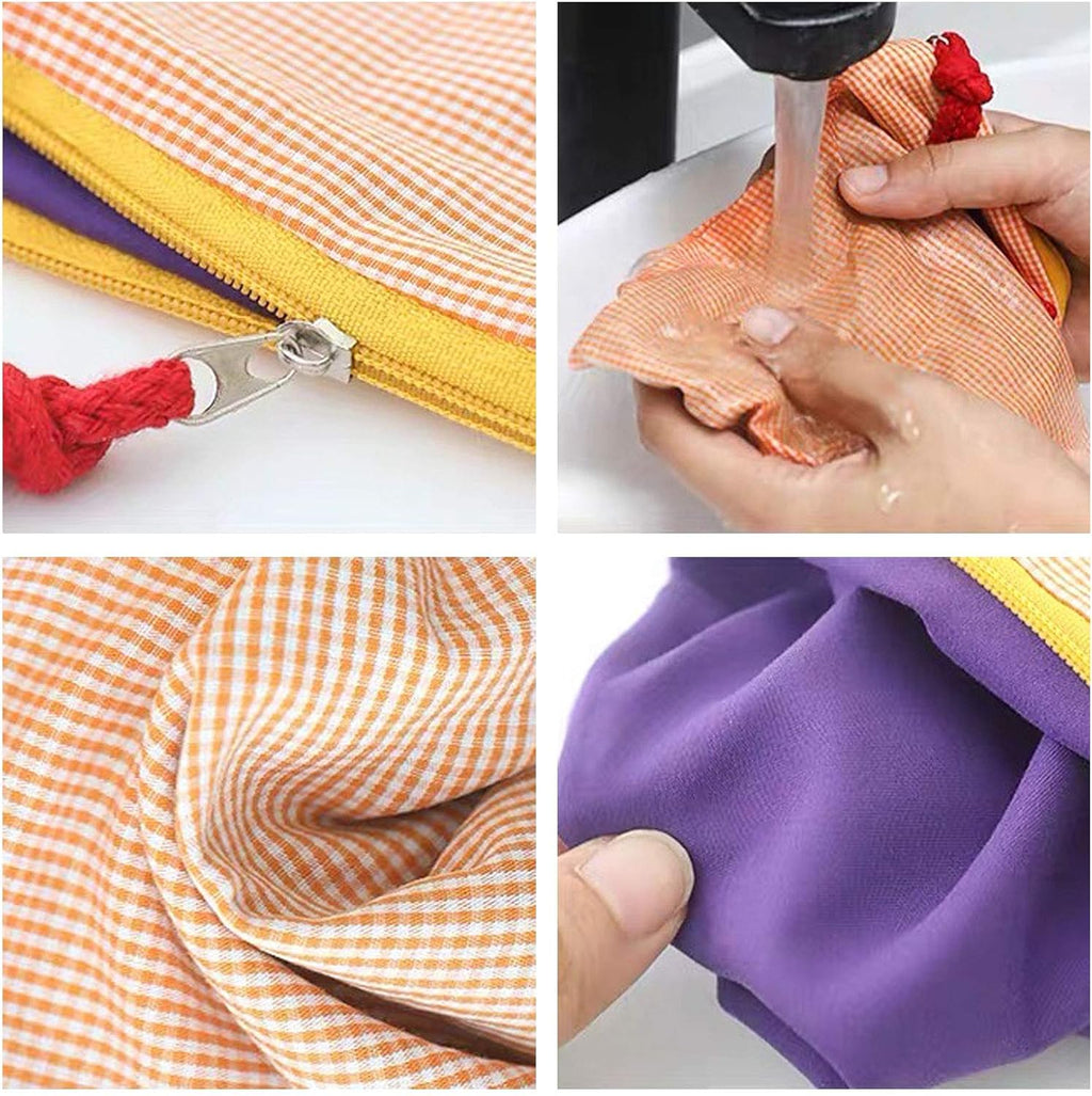 Makeup Bag Portable Pouch Purse Bag Travel Cosmetic Storage Organizer Lightweight for Women (Green)