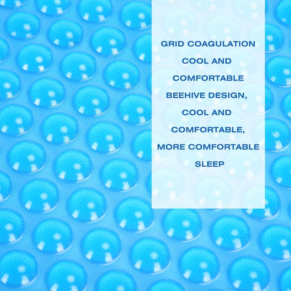 Gel Seat Cushion Antislip Foldable Cooling Seat Cushion Fast Cooling Ergonomic Design Seat Mat for Home Office Car