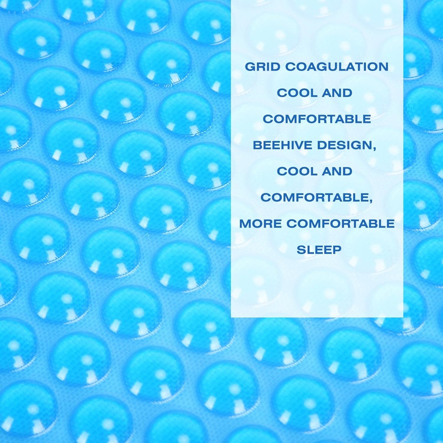 Gel Seat Cushion Antislip Foldable Cooling Seat Cushion Fast Cooling Ergonomic Design Seat Mat for Home Office Car