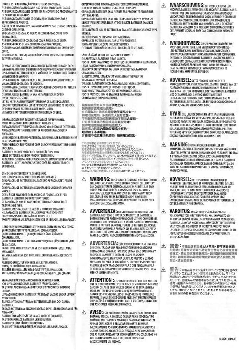 Official Buzz Lightyear Interactive Talking Action Figure from Toy Story, Features 10+ English Phrases, Interacts with Other Figures and Toys