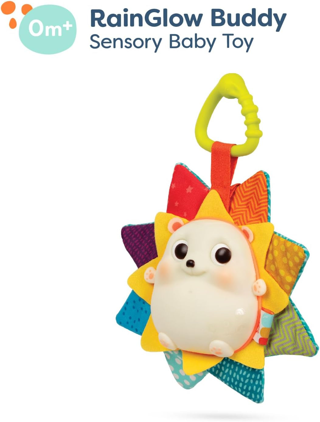 - B. Baby – Baby Musical Light-Up Hedgehog Toy with Lights & Sounds – Sensory Toy for Newborns, Babies – Music & Glowing Lights –Rainglow Buddy- 0 Months +