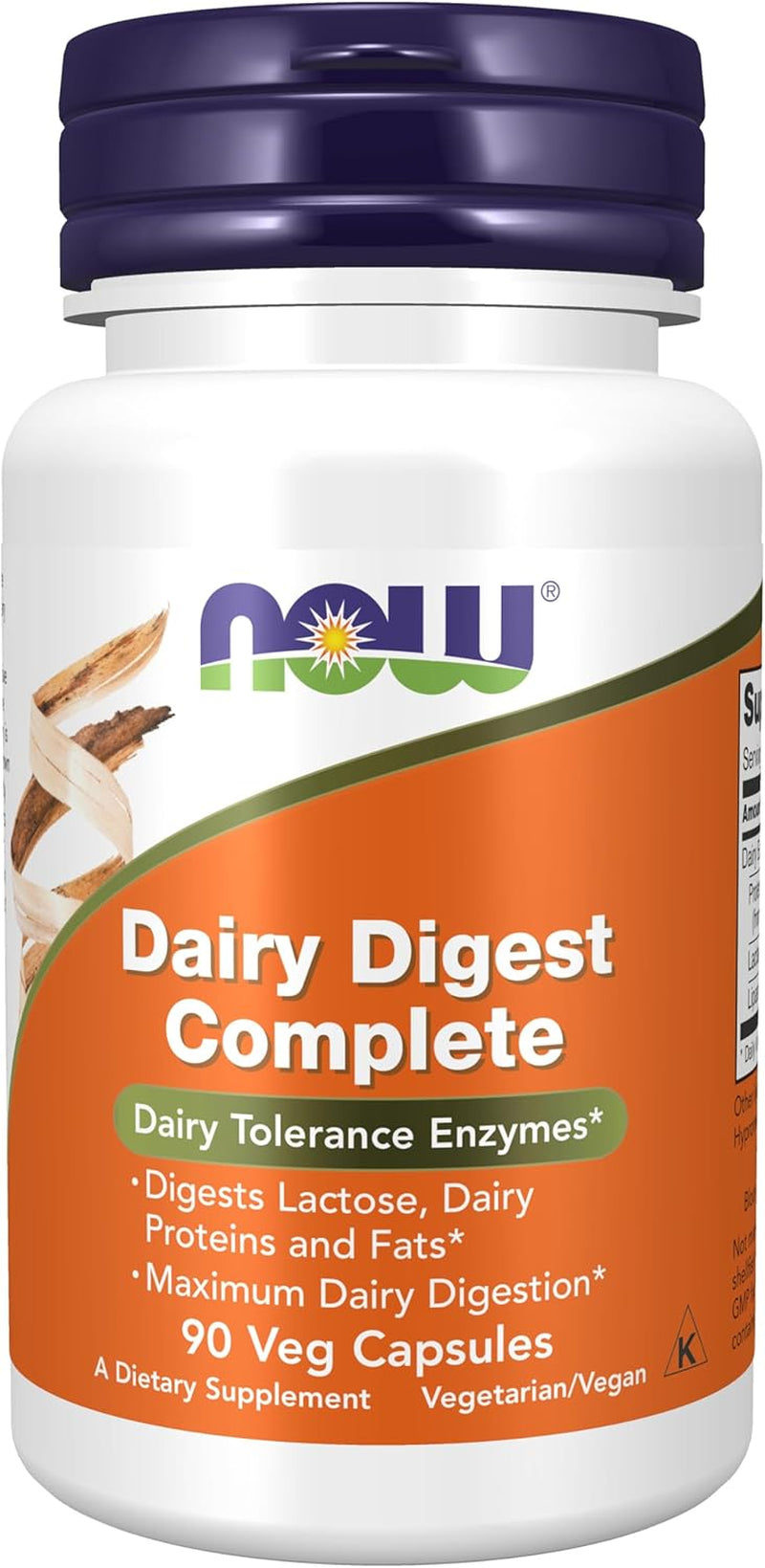 Supplements, Dairy Digest Complete, Digests Lactose, Dairy Proteins and Fats*, Dairy Tolerance Enzymes*, 90 Veg Capsules