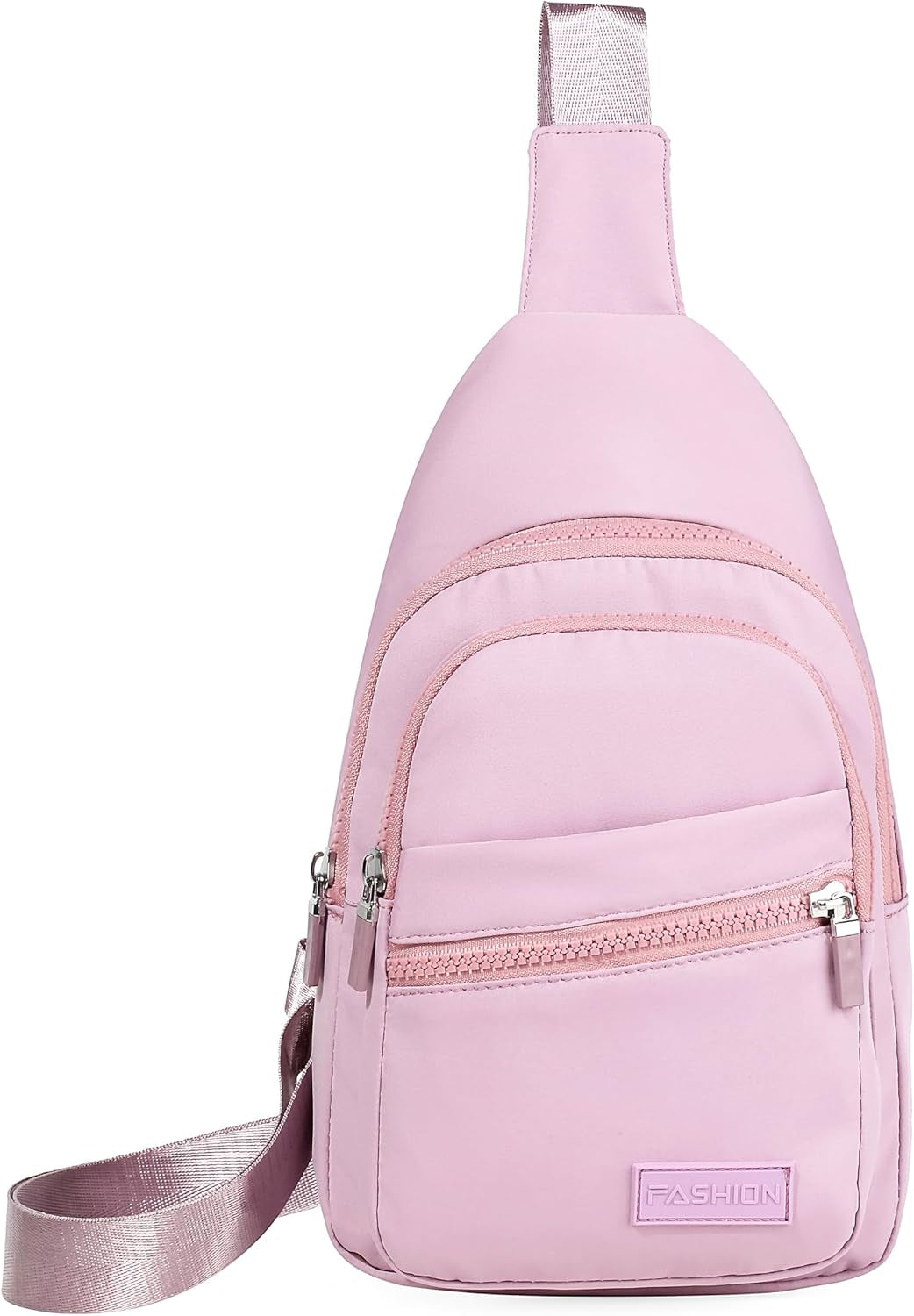 Small Sling Backpack Crossbody Sling Bag for Women, Chest Bag Daypack Fanny Pack Crossbody Bag for Hiking Traveling Outdoors - Lilac