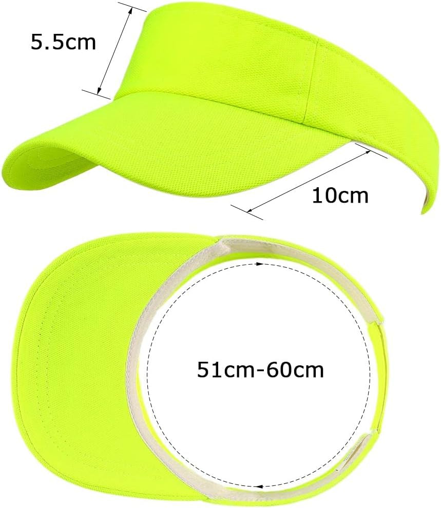 Sun Visor Hat Sports Adjustable Baseball Cap with Outdoor UV Protection for Women Men