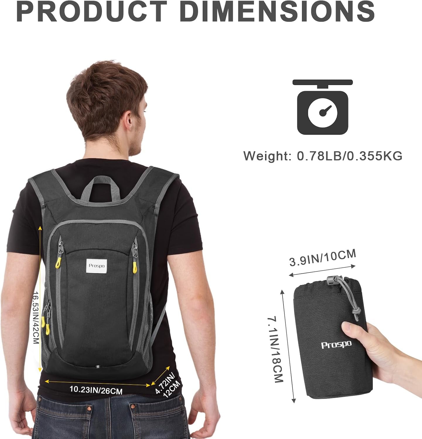 12L Hiking Backpack Small Lightweight Travel Backpack for Women Men Casual Foldable Shoulder Bag