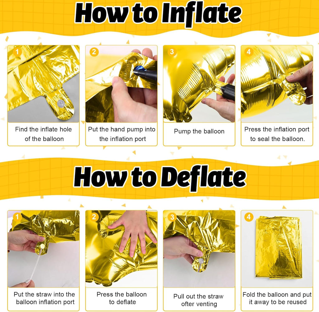 18Th Birthday Decorations for Girls, 18Th Birthday Balloons with 40 Inch Gold Foil Number 18 Balloon Gold Birthday Print Confetti Balloons Metallic Latex Balloons Set for Boys 18 Birthday Decorations