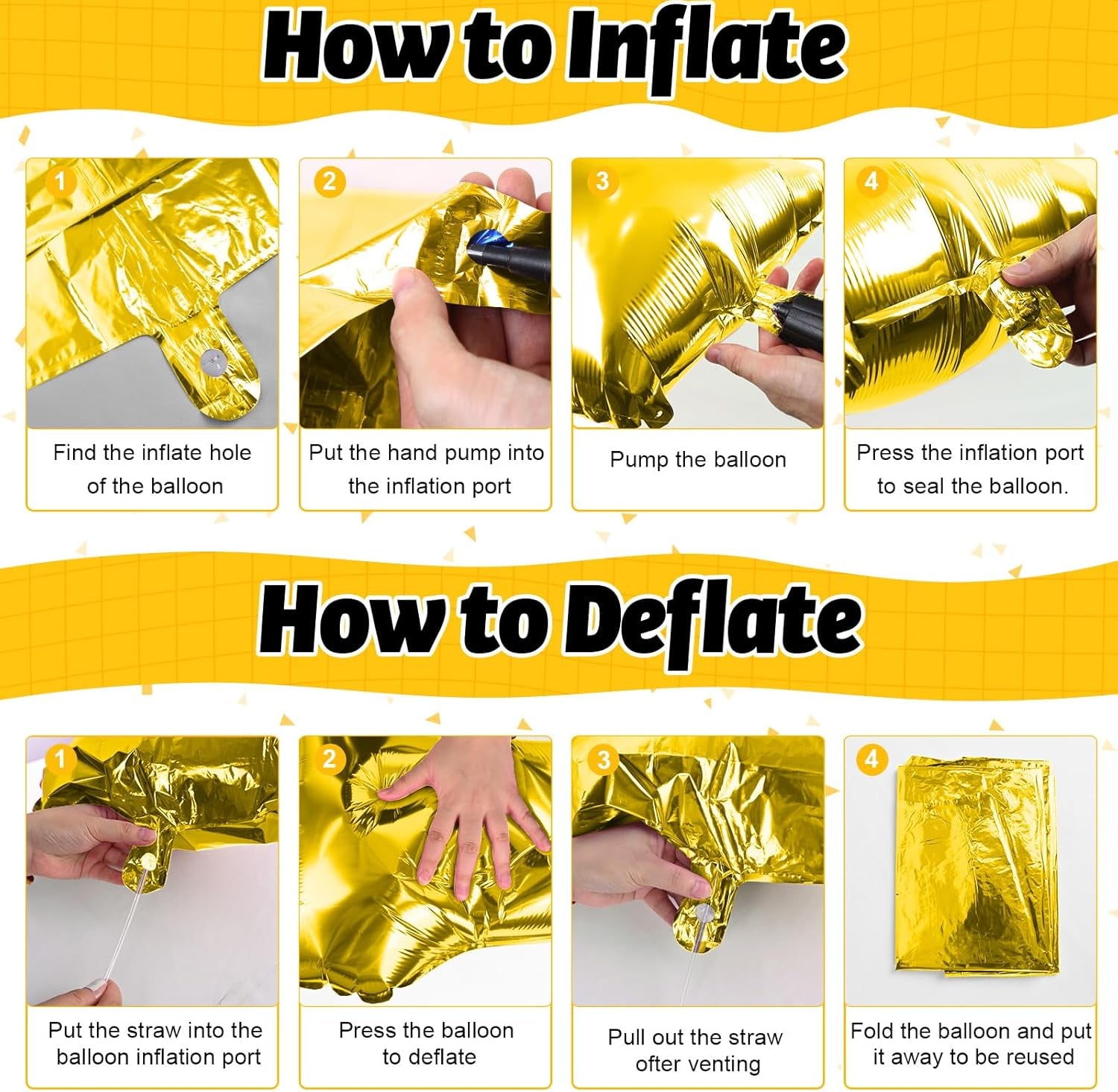 18Th Birthday Decorations for Girls, 18Th Birthday Balloons with 40 Inch Gold Foil Number 18 Balloon Gold Birthday Print Confetti Balloons Metallic Latex Balloons Set for Boys 18 Birthday Decorations