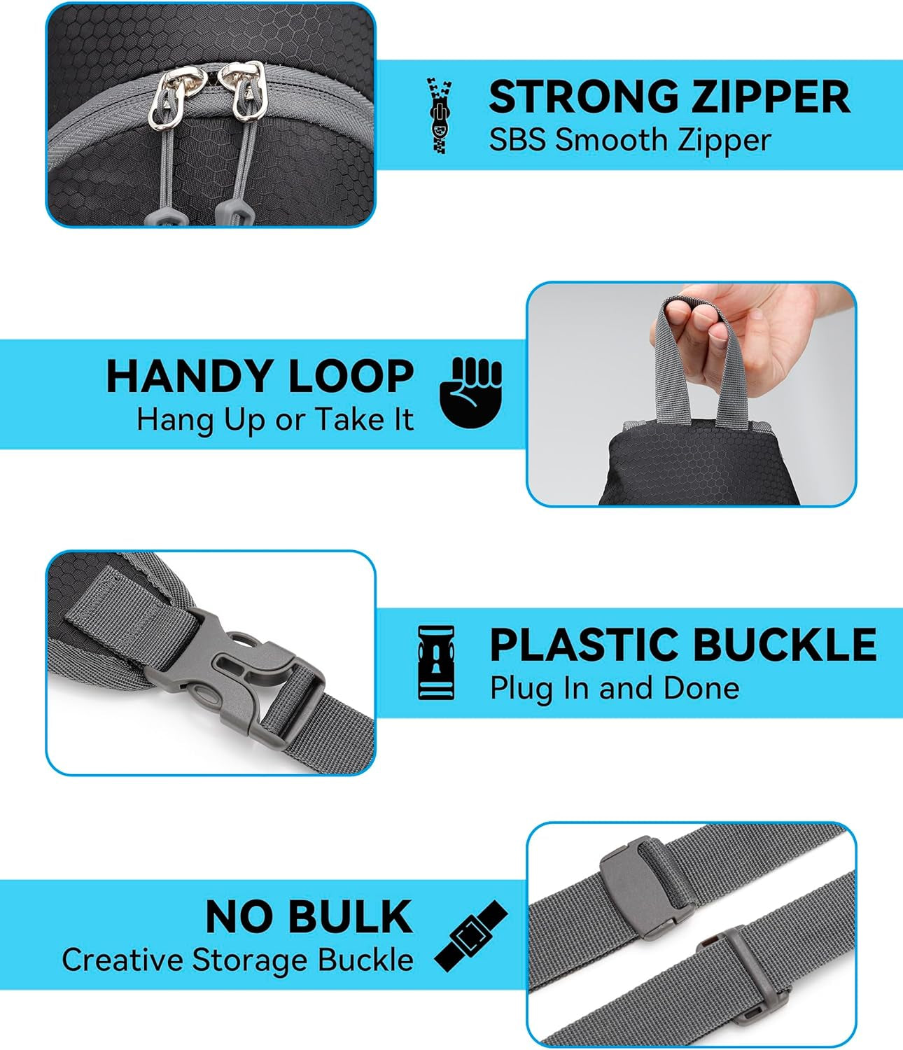 Unisex Honeycomb Jacquard Small Sling Bag Slim Sling Backpack Crossbody Chest Bag for Hiking Travel