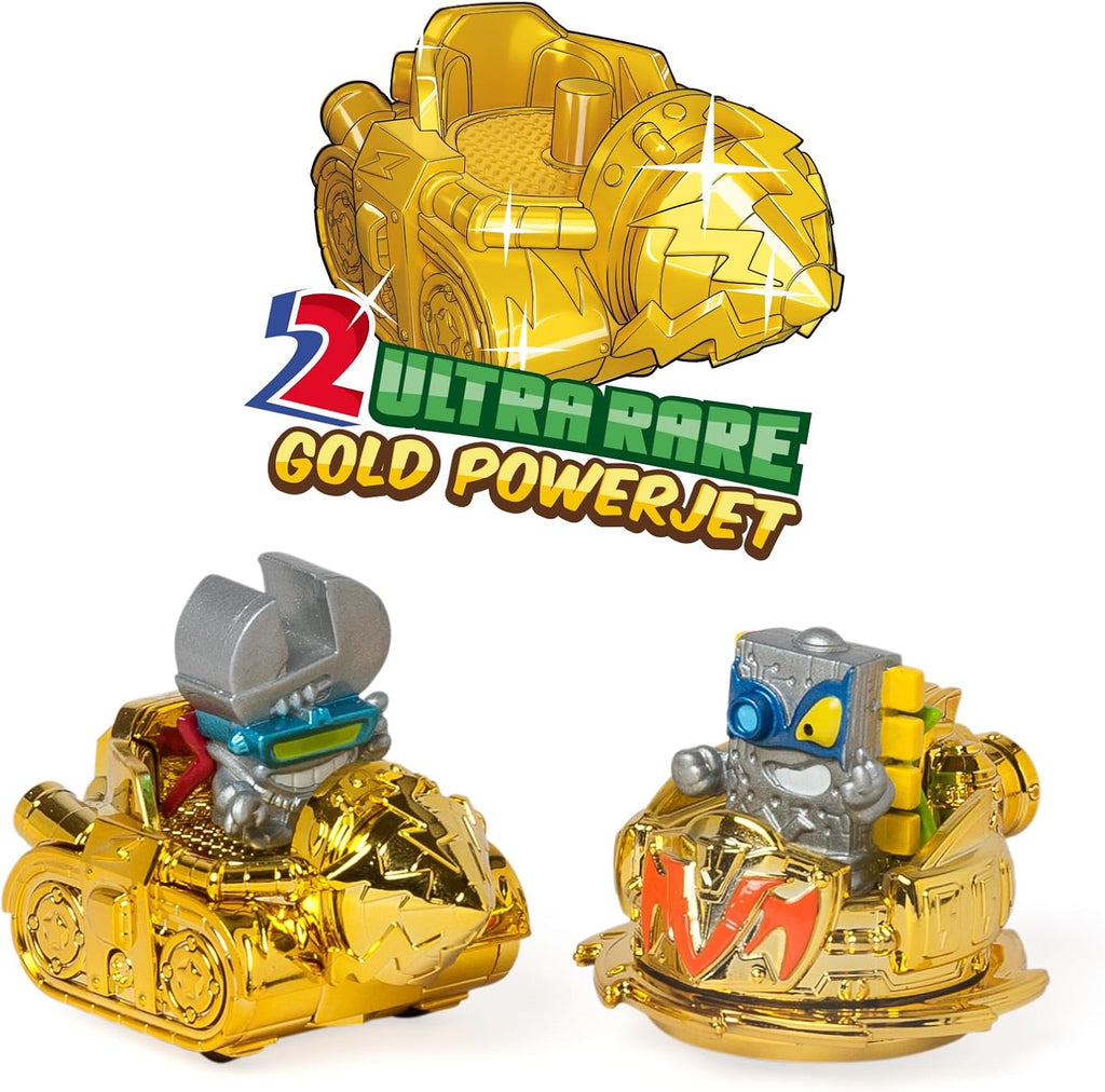 SUPERTHINGS Gold Tin Power Machine Series – Contains All the Special Figures from Power Machine Series. Includes the Ultra-Rare (Doctor Volt), 2 Gold Leaders, 6 Silver Captains and 2 Gold Powerjet