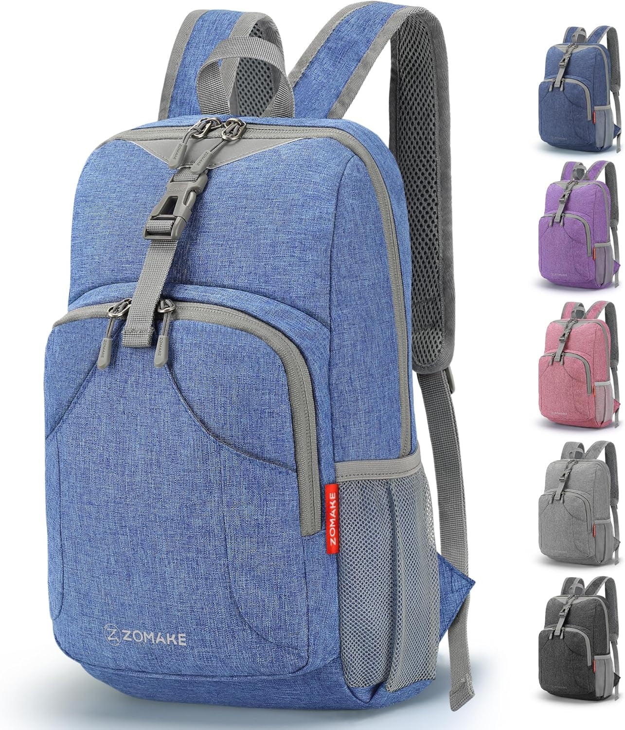 Ultra Lightweight Backpack 10L, Small Hiking Daypack Water Resistant Travel Daybag Ultra Light Backpacks for Hiking (Dark Blue)