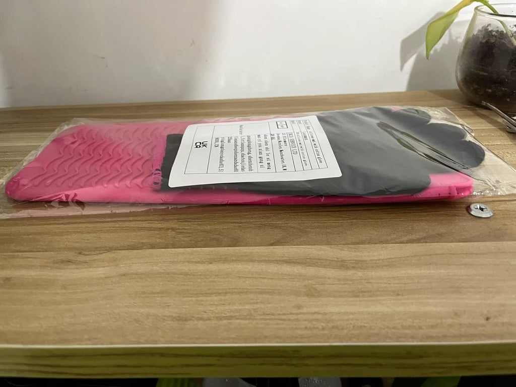 Heat Resistant Mat Pouch and Heat Resistant Glove for Curling Irons, Hair Straightener, Flat Irons and Hair Styling Tools, 28.5Cm X 14Cm, Pink