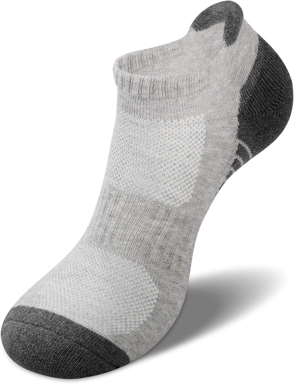 Running Socks Thick Cushion Ankle Trainer Socks for Men Women Cotton Sports (6 Pairs)