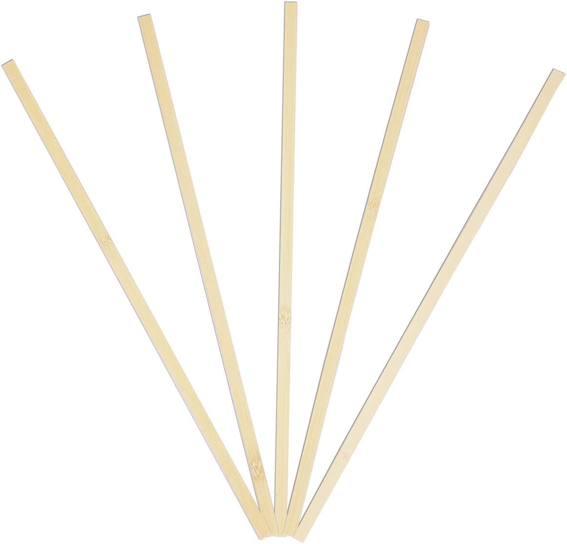 120 Pcs 40Cm Strong Natural Bamboo Strips, Wooden Craft Sticks, Extra Long Wood Strips for Craft Projects