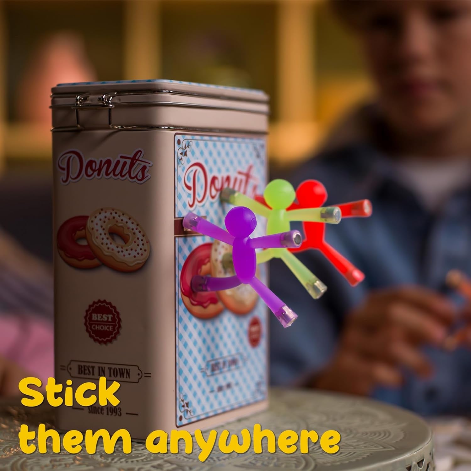 Magnet Men – 10-Piece Magnetic Travel Toys: Magnetic Kids Toys, Road Trip Toys for 1-3 | Easter Basket Stuffers for Kids