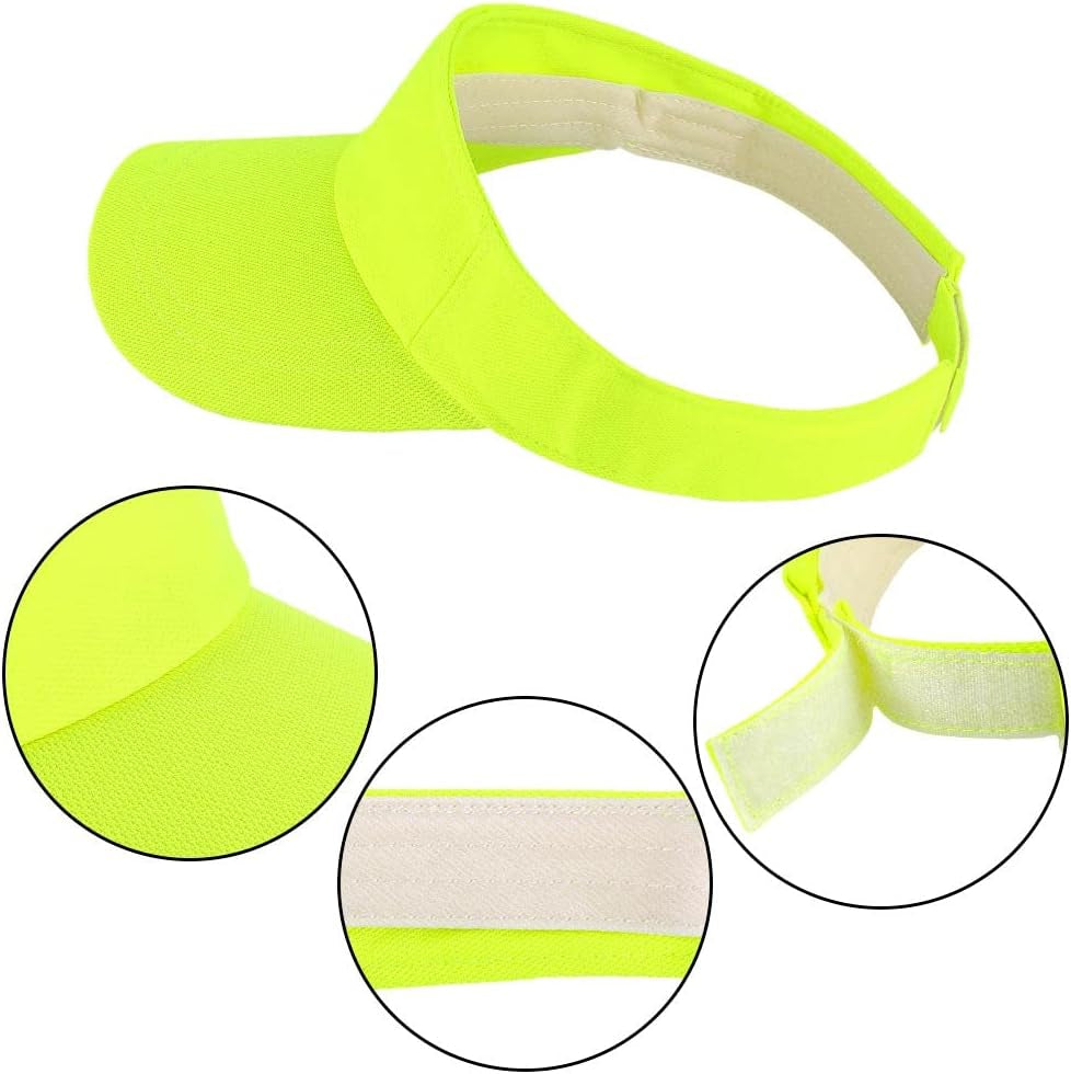 Sun Visor Hat Sports Adjustable Baseball Cap with Outdoor UV Protection for Women Men