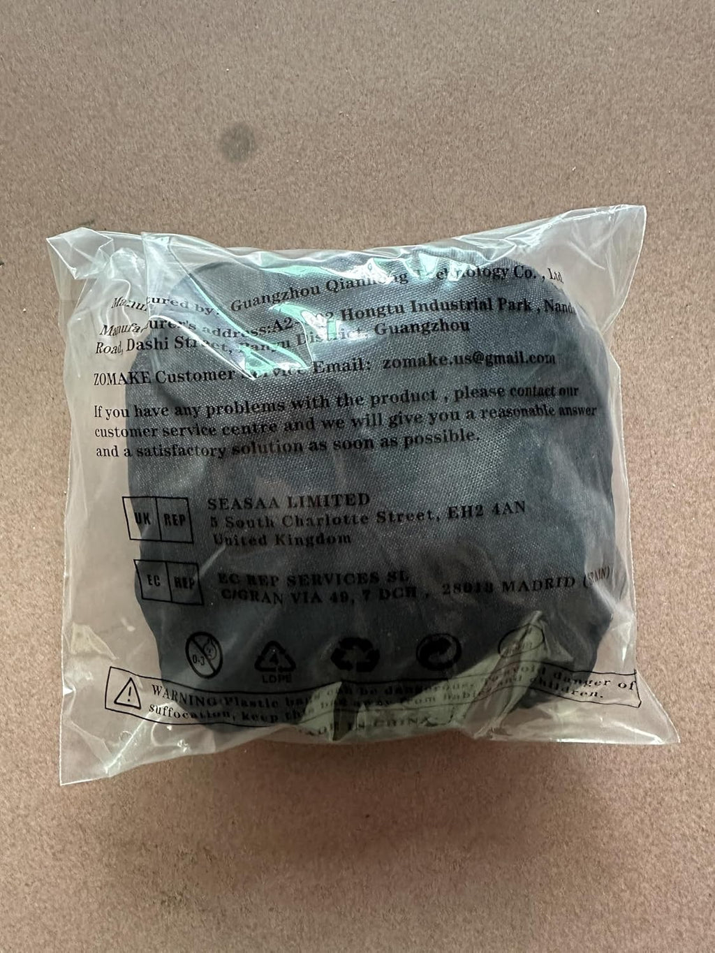 Ultra Lightweight Packable Backpack 10L, Small Daypack Light Foldable Backpacks Water Resistant Day Bag for Hiking(Black)