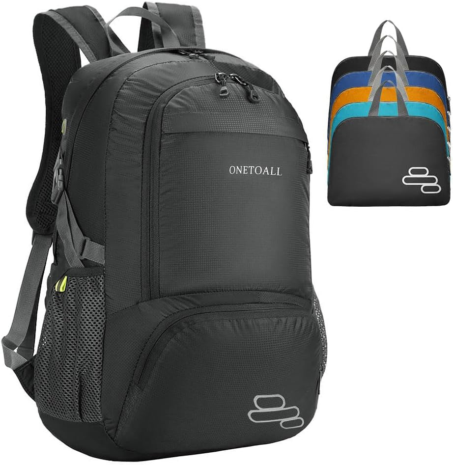 30L Packable Backpack, Lightweight Hiking Backpacks, Foldable Water Resistant Travel Hiking Camping Daypack Backpack