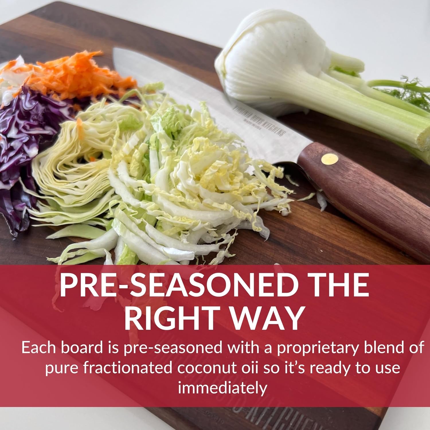 Made in USA Black Walnut Wood Cutting Board by  - Butcher Block Wooden Carving Board with Juice Well Made from Sustainable Hardwood (17X11)