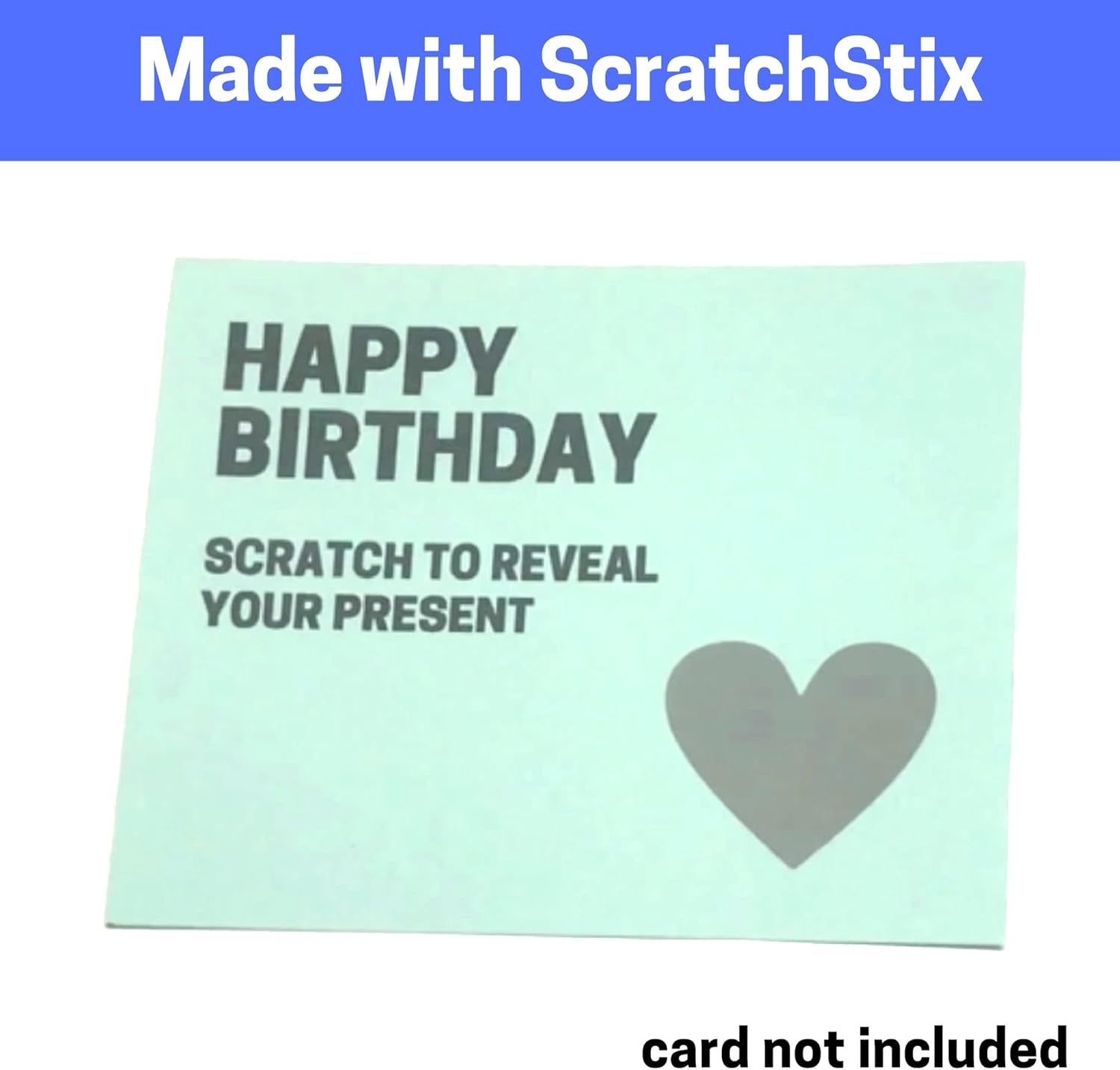 Pack of 50, Heart Scratch off Sticker - 8 X 7Cm, Gold