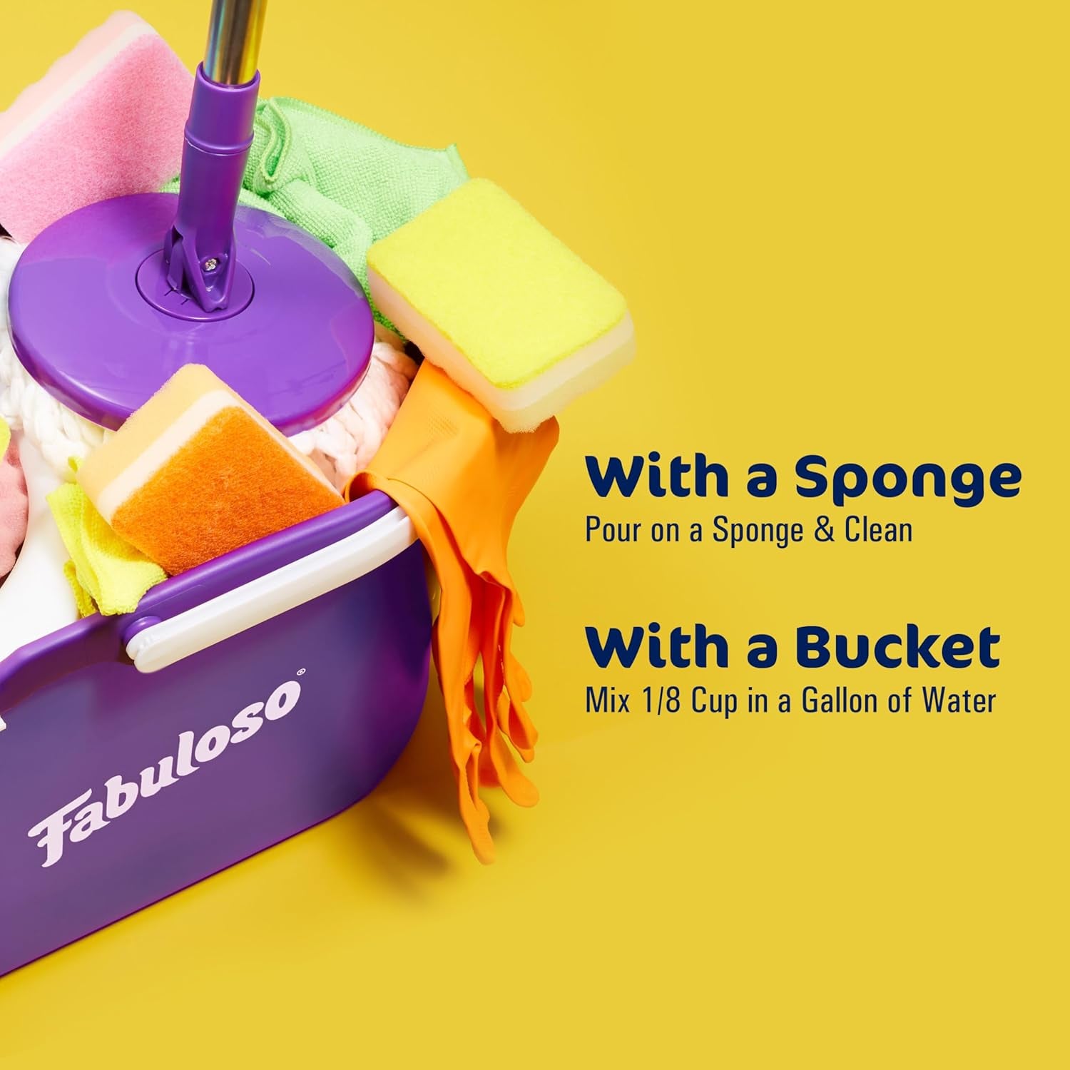 Multi-Purpose Cleaner & Floor Cleaner, 2X Concentrated, Lavender Scent, 56 Fluid Ounces