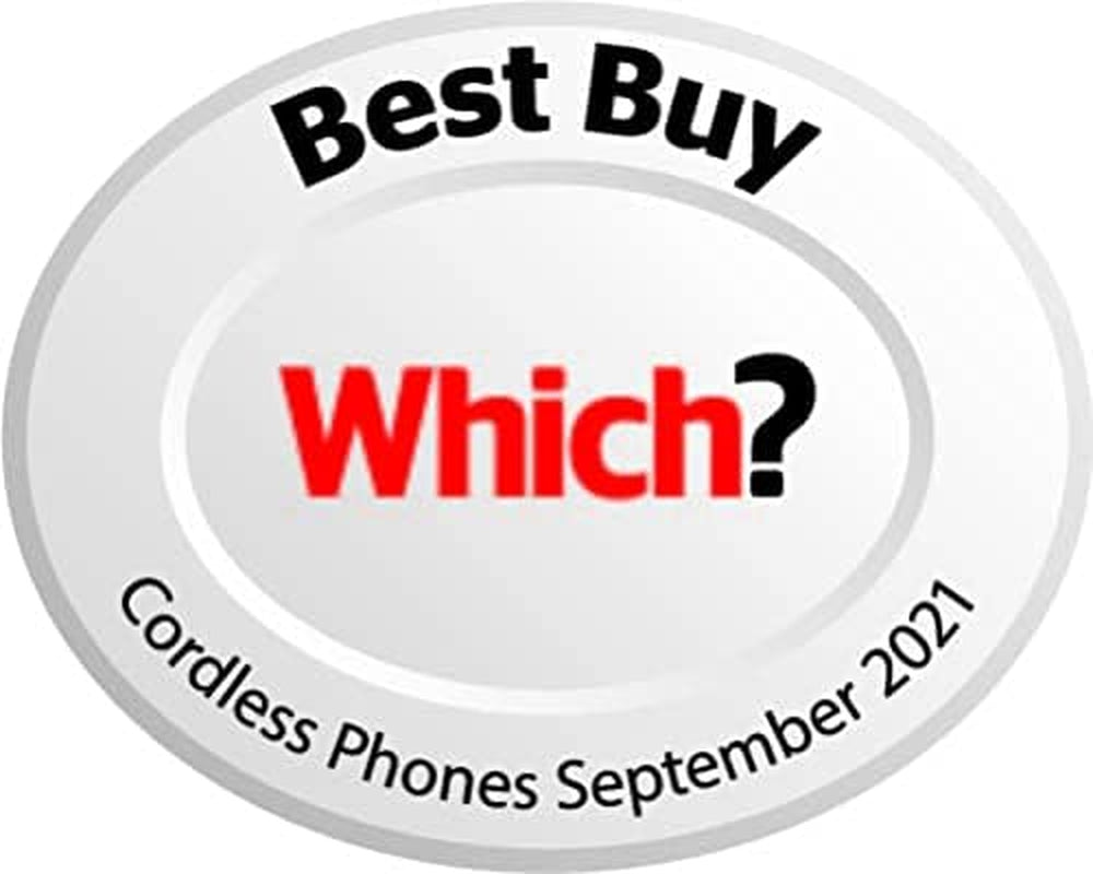 4600 Cordless Landline House Phone with Big Buttons, Advanced Nuisance Call Blocker, Digital Answer Machine, Single Handset Pack