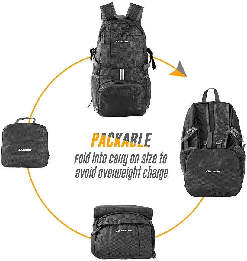 35L Lightweight Packable Backpack Waterproof Durable Hiking Travel Backpack Daypack