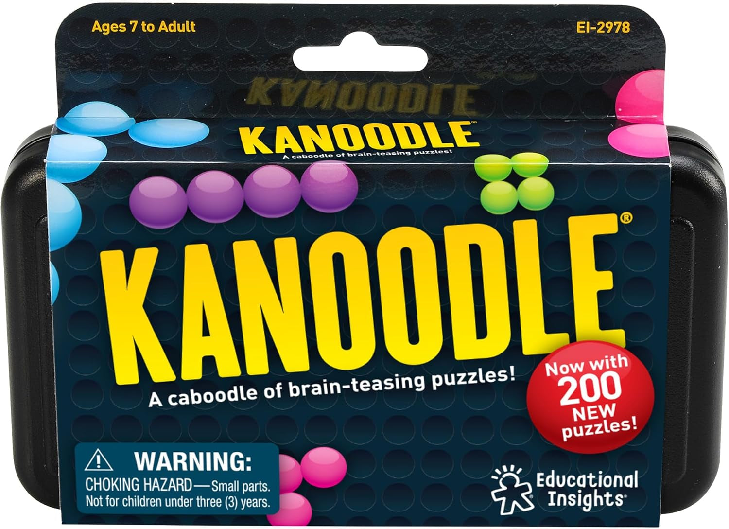 Kanoodle 3D Brain Teaser Puzzle Game, Featuring 200 Challenges, Easter Basket Stuffers for Kids, Gift for Ages 7+