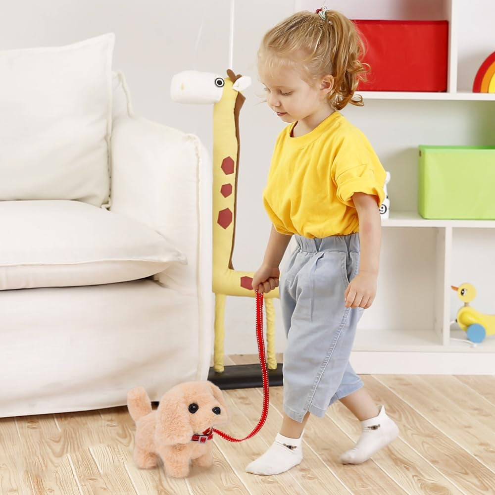 22Pcs Dog Toys for Kids Doctor Kit, Walking Barking Electronic Interactive Stuffed Dog Vet Kit Costume Pretend Play Puppy Pet Care Veterinarian Playset, Gifts for Kids Girls 3 4 5 6+ Year Old
