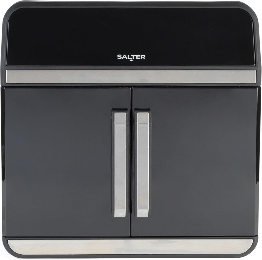 XL Air Fryer Oven - 15L with Divider for Dual Cooking, 6 Presets with Rotisserie, Oil-Free Multicooker, Non-Stick Racks & Accessories, Multi-Level Cooking, 2300W