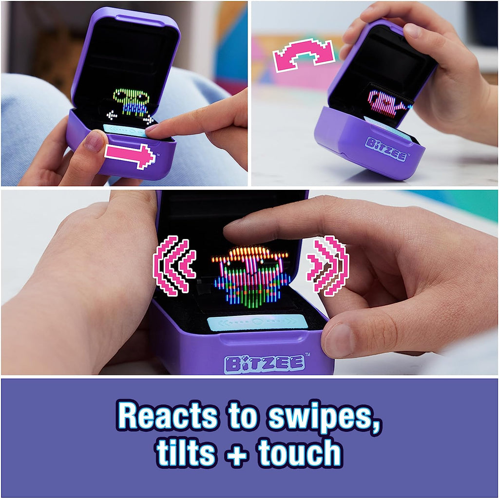 Interactive Toy Digital Pet with 15 Animals Inside, Virtual Electronic Pets React to Touch, Kids Toys for Girls and Boys
